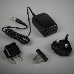 The Daystate Universal Battery Charger is supplied with plug-in cable and power outlet fittings for UK, EU and US