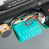 The 9.6v 450mAh battery in place on a Daystate MK4 electronic PCP air rifle