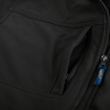 The zipped pocket of the Daystate Softshell Jacket
