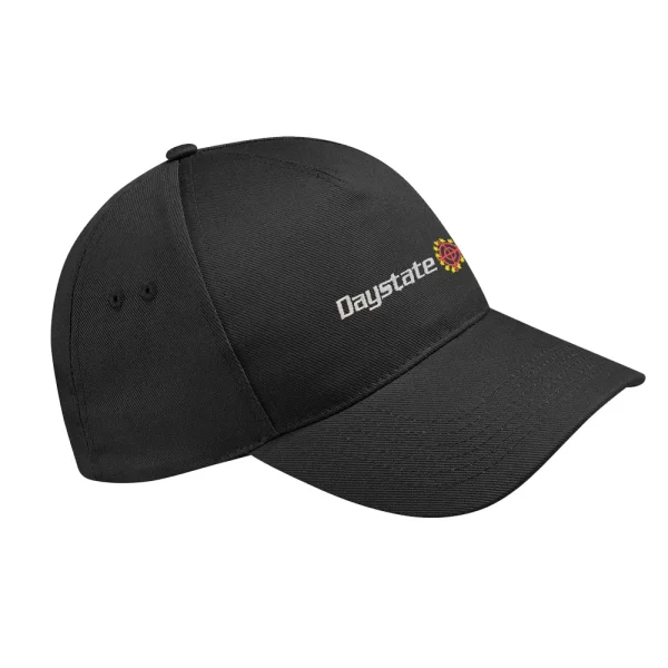 Daystate Black Baseball Cap with embroidered logo