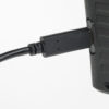 The USB-C cable plugged into the butt of the Daystate Delta Wolf (also fits Alpha Wolf) ready for on-gun charging of the battery