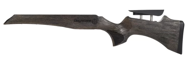 The Huntsman Safari Sporter Stock is made from birch wood that is textured by a special machining process to aid grip