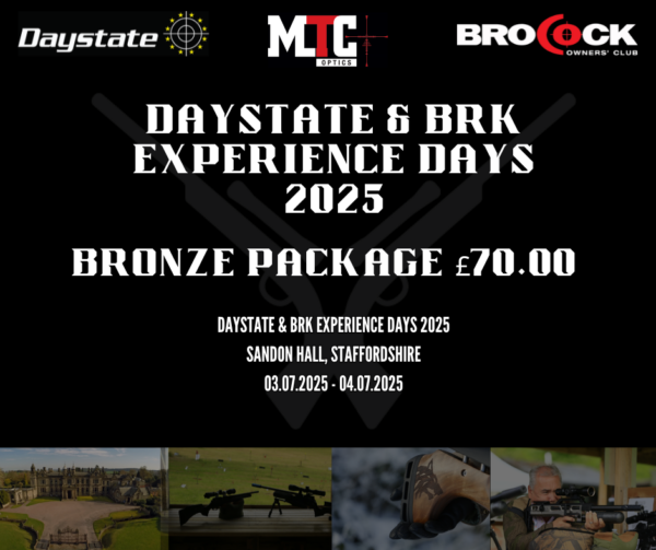 DAYSTATE EXPERIENCE DAY BRONZE PACKAGE