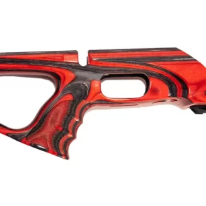 The Alpha Wolf Thumbhole stock in Red Laminate will also fit the Daystate Delta Wolf