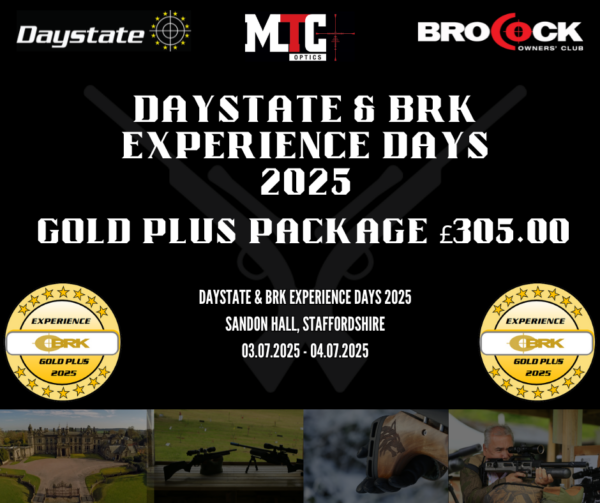 DAYSTATE / BRK EXPERIENCE DAY GOLD PLUS PACKAGE