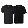 The Daystate Crew Neck short-sleeve T-Shirt comes in black and sports embroidered logos on the breast, rear and sleeve.