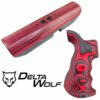 The Daystate Delta Wolf Grip Set by FORM in Red Laminate