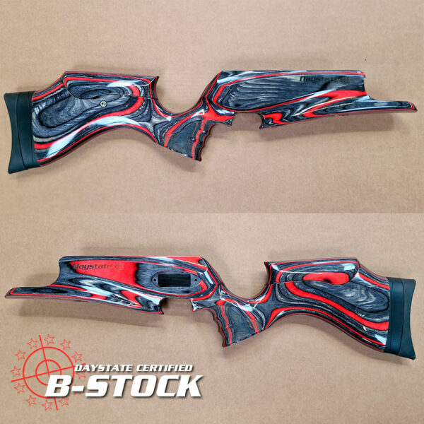 Daystate Certified B-STOCK Red Wolf Sporter Stock in red and grey laminate