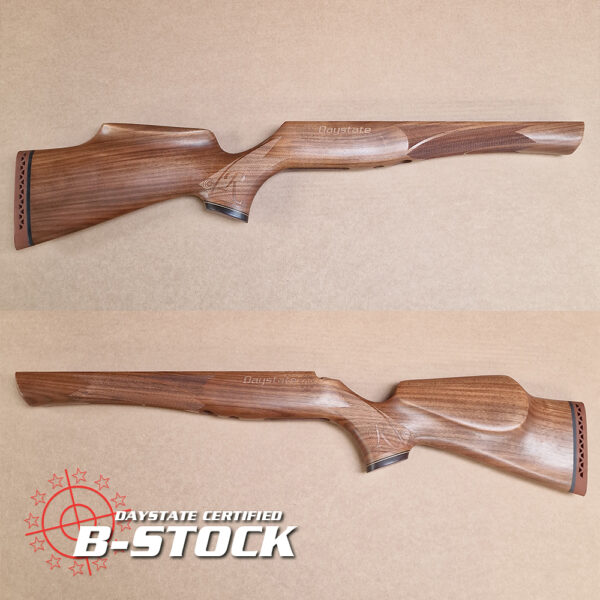 B-STOCK Regal Revere Stock Walnut #60 with R chequering to fit R-Series Huntman PCP