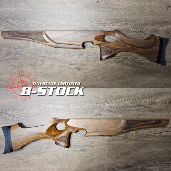 B-STOCK Daystate MK3 Thumbhole stock #150, genuine factory gunstock for Daystate's original electronic PCP air rifle. FTS version, but no cheekpiece