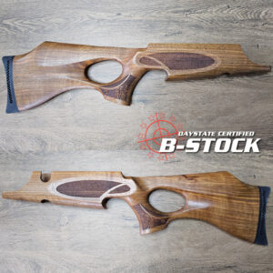 B-STOCK Wolverine 1 and 2 thumbhole stock, ambidextrous walnut #120