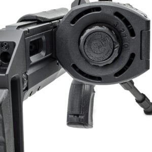 Daystate Quantum Hi-Capacity Magazine, shown fitted from right-hand side