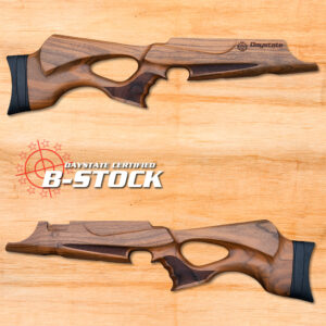 B-STOCK Daystate Wolverine-R walnut thumbhole ambidextrous stock #222 for B-Type. Genuine factory replacement gunstock