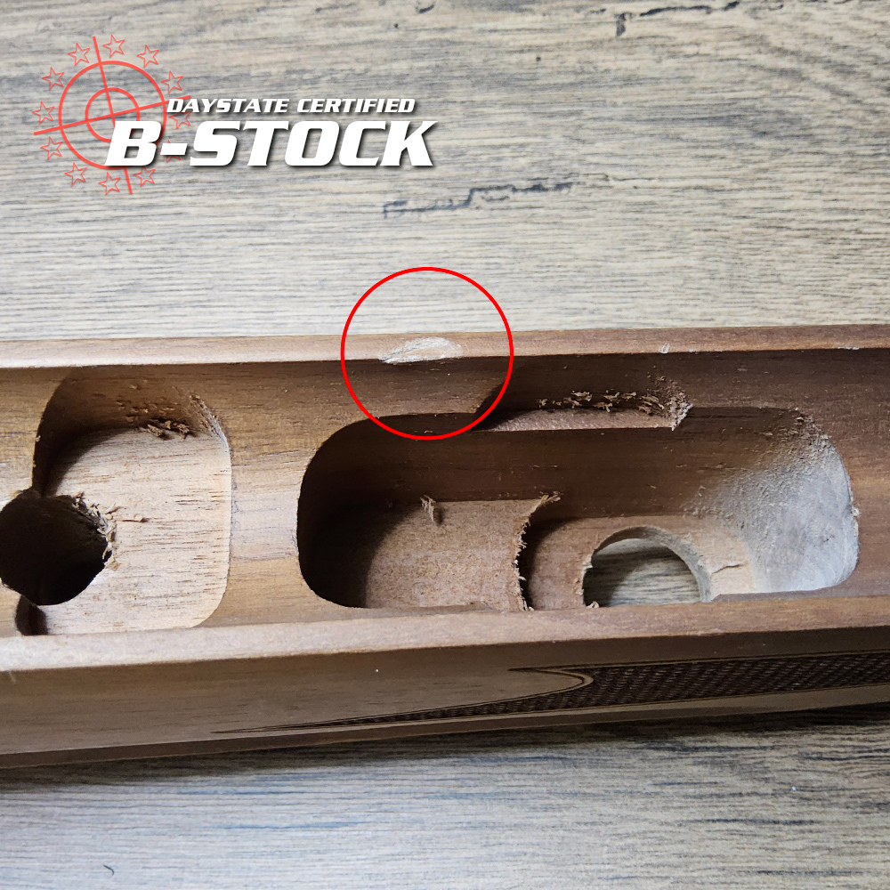 B-STOCK Daystate Harrier X Stock #087, genuine factory gunstock for PCP air rifle. Will also fit Merlyn