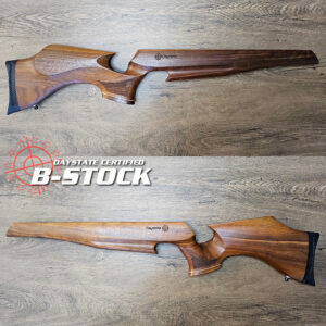 B-STOCK Daystate MK4 Sporter Stock Left-Hand Walnut #125, genuine factory gunstock for Daystate's electronic PCP air rifle